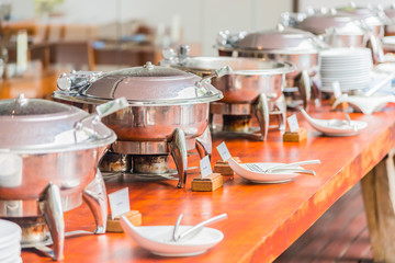 Catering buffet food