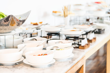 Catering buffet food