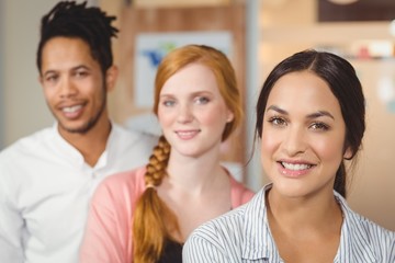 Portrait of confident colleagues