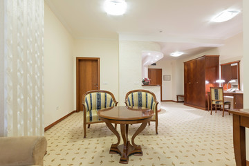 Hotel apartment interior