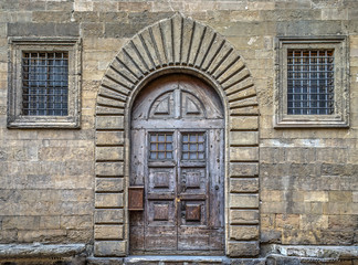 old door and windows