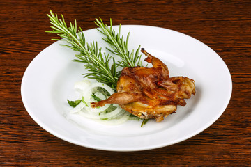 Grilled quail