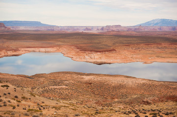 Lake Powell and Glen Canyon in Arizona, USA