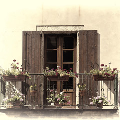 Fototapeta na wymiar French Window