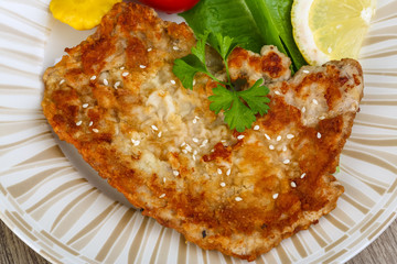 Pork schnitzel
