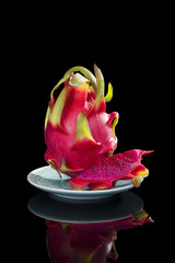 Red dragon fruit.