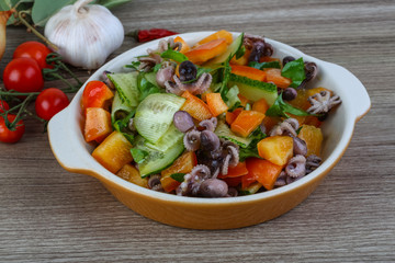 Octopus salad