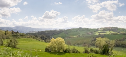 Panorama of the Apennine