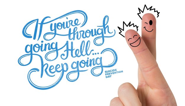 Composite image of finger characters