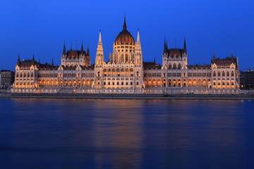 Fototapeta na wymiar Budapest Parliament. Budapest, Hungary 
