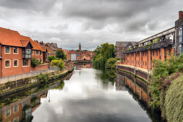 Fototapeta premium Cloudy Day in Norwich
