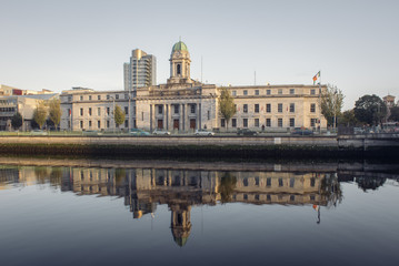 Fototapeta na wymiar Cork City Hall in Cork, Ireland 