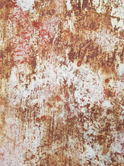 background of rusted metal and paint
