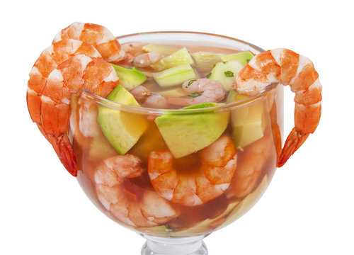 Cocktail of shrimps