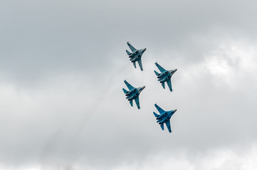 Military air fighters Su-27