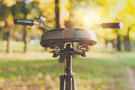 Retro Bicycle with vintage overlay