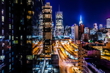 Obrazy na Plexi  Światła Nowego Jorku York