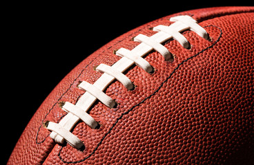 American Football Extreme Close Up