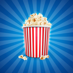 popcorn movie - obrazy, fototapety, plakaty