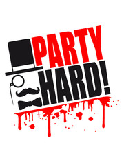 gentleman sir monocle mustache beard cylindrical glasses fly Herrmann blood