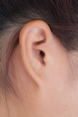 Asian ear woman