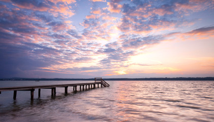 Obraz premium am Starnberger Seeufer