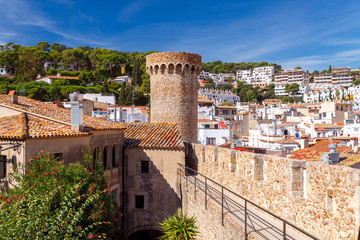 Fototapeta na wymiar Tossa de Mar. Old Fortress.