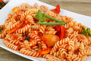 Pasta with tomato