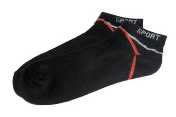 Brand new black pair of sport socks