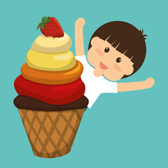 Ice cream design 