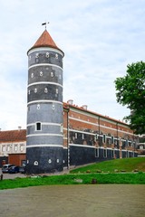 Fototapeta na wymiar Panemune old castle ensemble on June 27, 2015