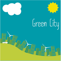 Obraz premium Green city