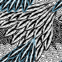 feather seamless background