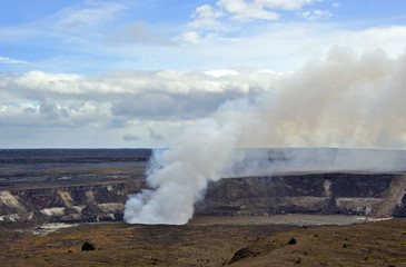 Fototapeta na wymiar Volcanic Park, Big Island, Hawaii