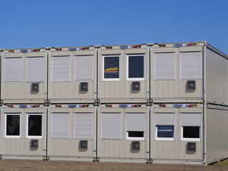 Wohncontainer - Unterkünfte für Flüchtlinge in Not