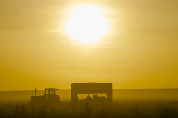 Fototapeta premium Morgennebel