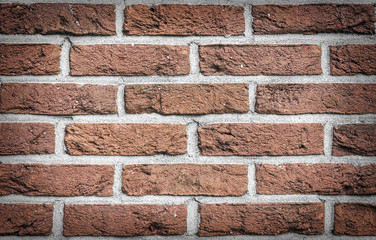 Red brick wall texture. 