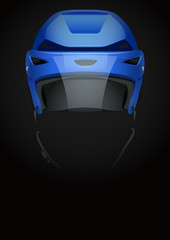 Fototapeta premium Dark Background of ice hockey. Vector Illustration.