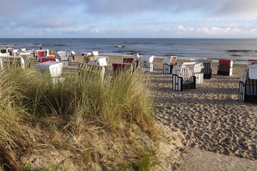 Fototapeta premium im September am Strand