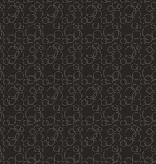 Seamless Pattern Stylish Texture with Interlacing Rings