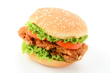 crispy chicken burger