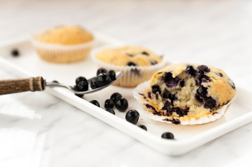 Blueberry muffins