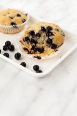 Blueberry muffins