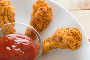 fried crispy chicken
