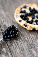 Blueberries tart