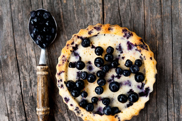 Blueberries tart