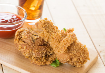 fried crispy chicken