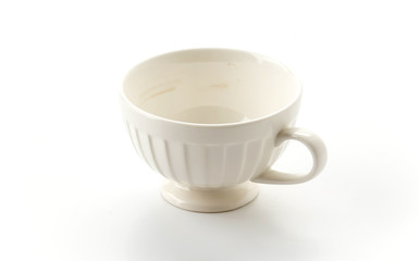 empty cup of coffee or mug