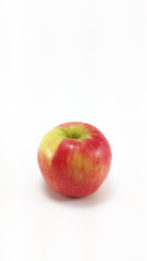 an apple in white background