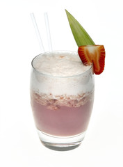 Cocktail on white